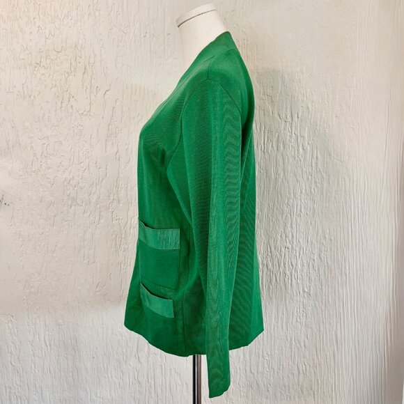 Vintage Salvatore Ferragamo Gold Button Front Cardigan - Picture 4 of 14